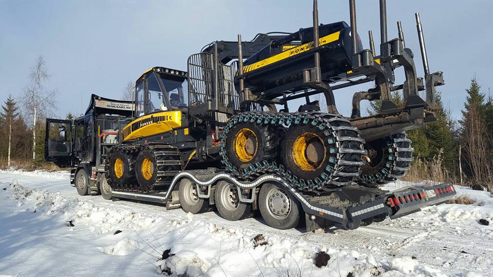Alakaari Special Trucks ja Metsä-Weljet Oy Ponsse Buffalo.